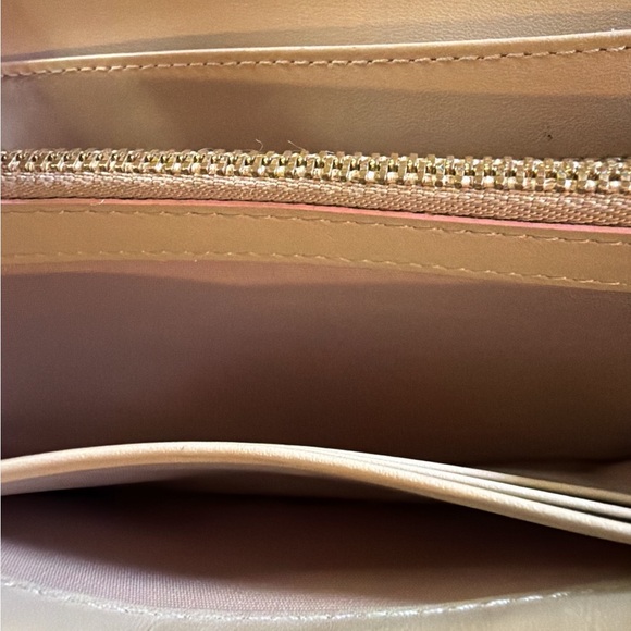MCM Soft Pink Saffiano Leather Continental Flap Wallet - Gold Hardware - Picture 6 of 8